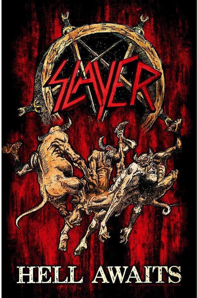 Slayer Textiel Poster Flag Hell Awaits Multicolours