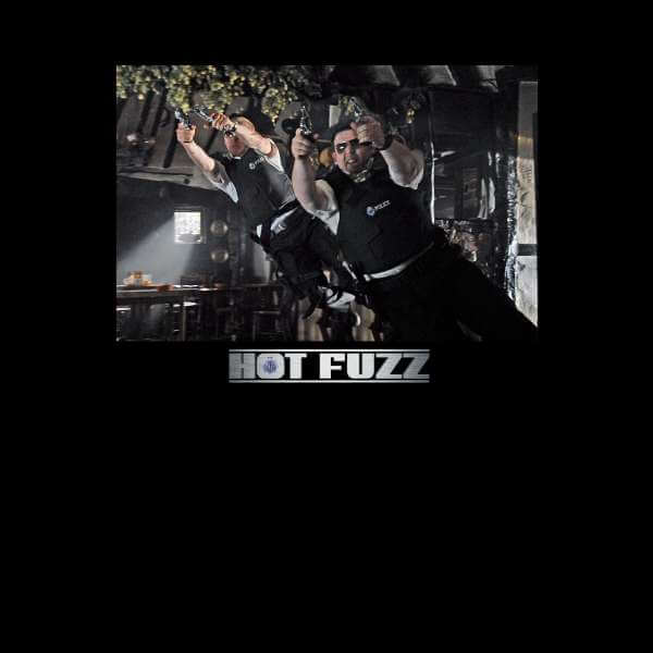 Hot Fuzz Pub Scene Hoodie - Black - S