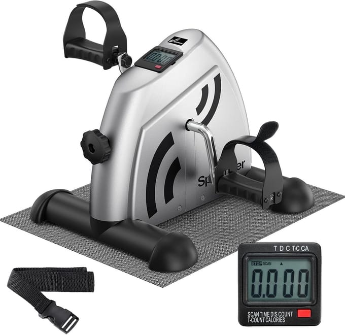 Mini Hometrainer voor Senioren met LCD-display - Pedaaltrainer voor Thuis