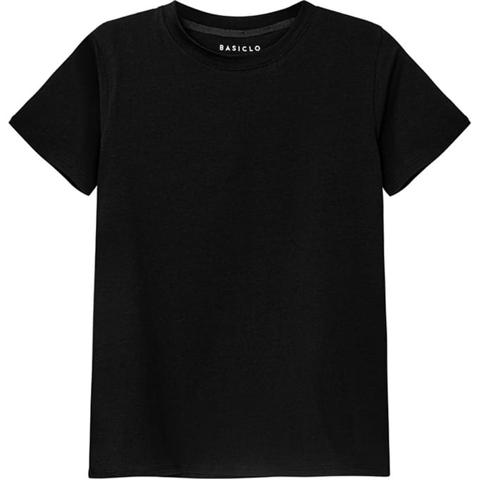 Crew-neck Premium T-shirt ZWART