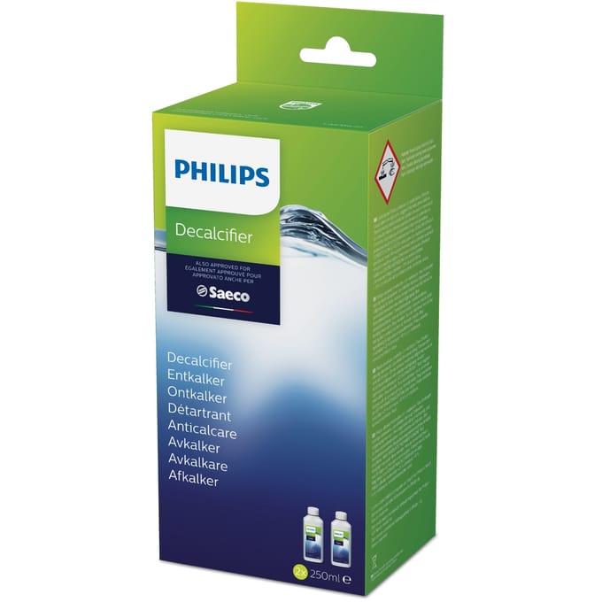 Détartrant machine à café - PHILIPS - CA6700/22 - compatible cafetières Philips & Saeco - x2 bouteilles de 250ml