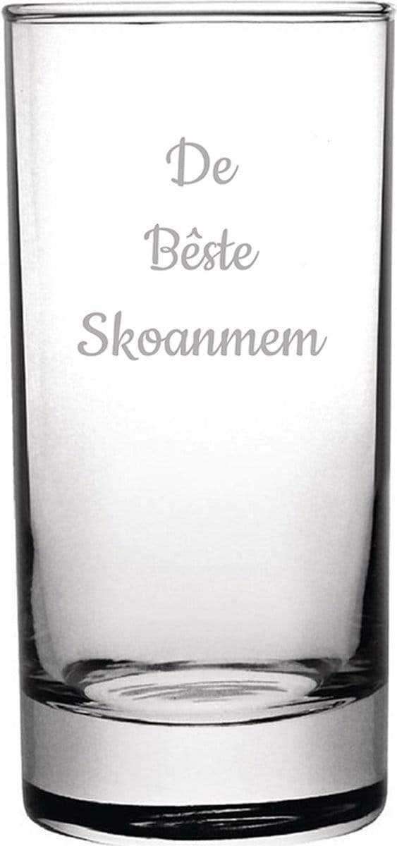 Gegraveerde longdrinkglas 28,5cl De Bêste Skoanmem