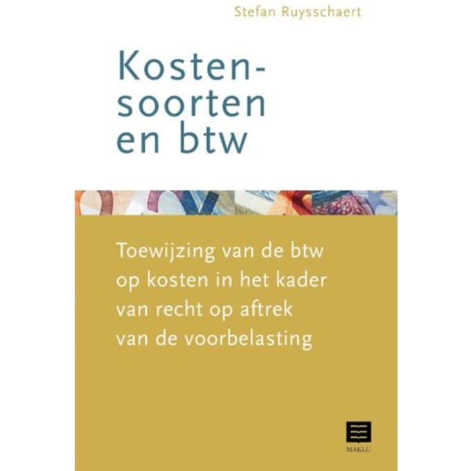 Kostensoorten En Btw - Stefan Ruysschaert