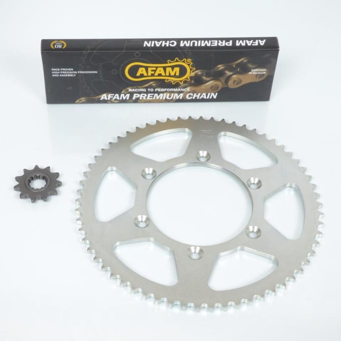 Kit chaîne Afam pour Moto Chinois 50 motocycle Neuf