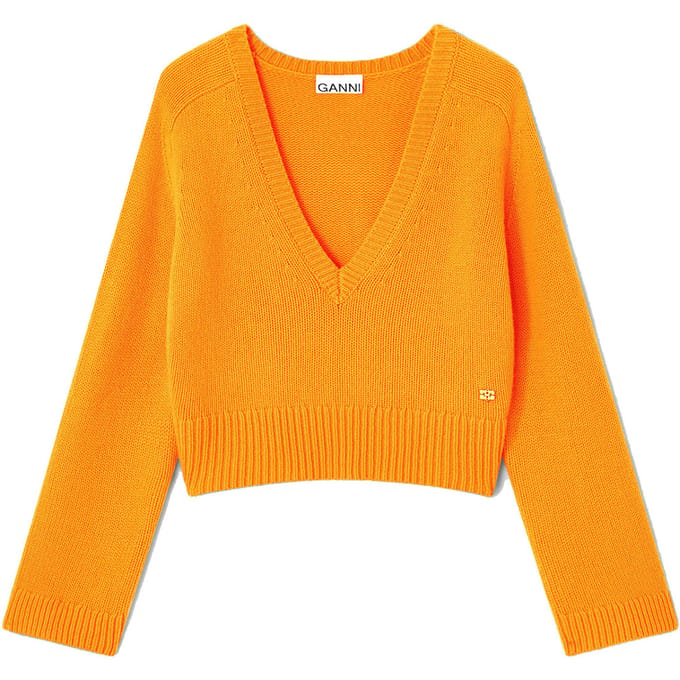 Ganni Overhemden oranje