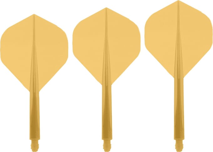 Condor Neon Axe Flight System - Standard Orange - Dart Flights