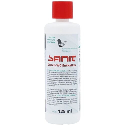 Sanit shower toilet descaler 125 ml bottle 3376