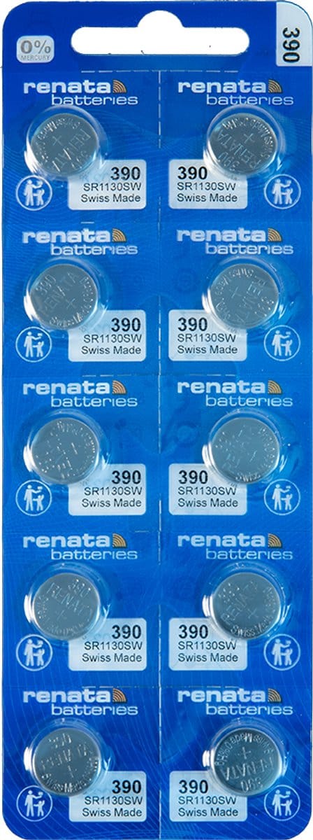 Renata – 390 – Knoopcel batterij – 10 stuks