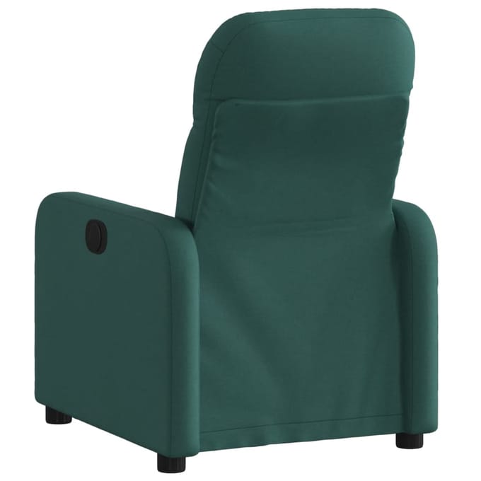 vidaXL Fauteuil verstelbaar stof donkergroen
