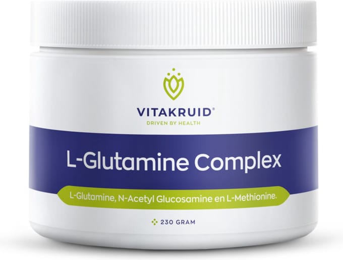 Vitakruid L-Glutamine Compleet - 2 x 230 gr - Voordeelverpakking