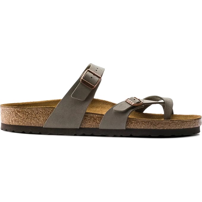 Birkenstock Mayari BFBC Regular Dames Slippers - Stone - Maat 39