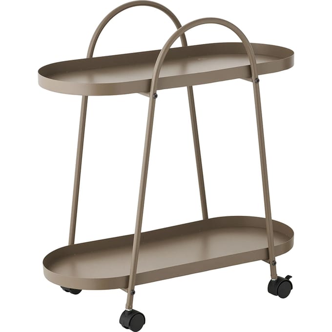 House Collection Trolley 2-Laags Lysa Bruin