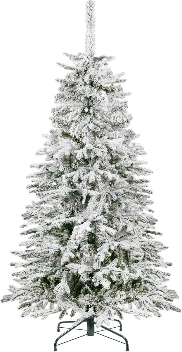 Springos Besneeuwde Kunstkerstboom - Spar Lux - 285 Takken - 180 CM