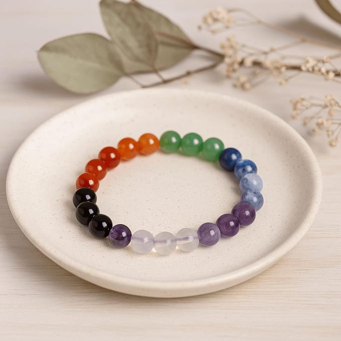 Power Armband - Chakra Stenen