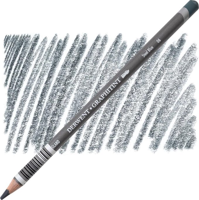 Derwent Graphitint 06 Steel Blue - Wateroplosbaar kleurpotlood