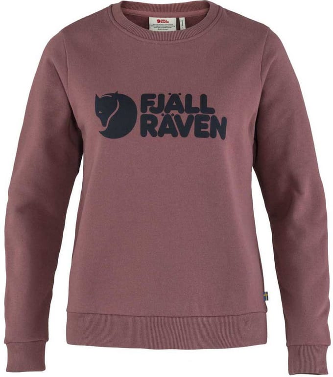Fjällräven Logo Trui Paars XS Vrouw