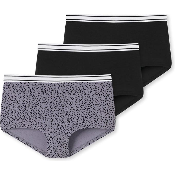 Schiesser - Maat 152 - 95/5 Organic 3 Pack Meisjes Onderbroek