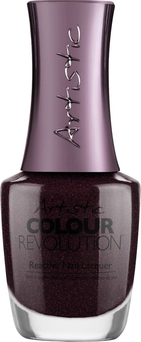 Artistic Nail Design Colour Revolution ' That's My Jam ' ( Berry Glitter )