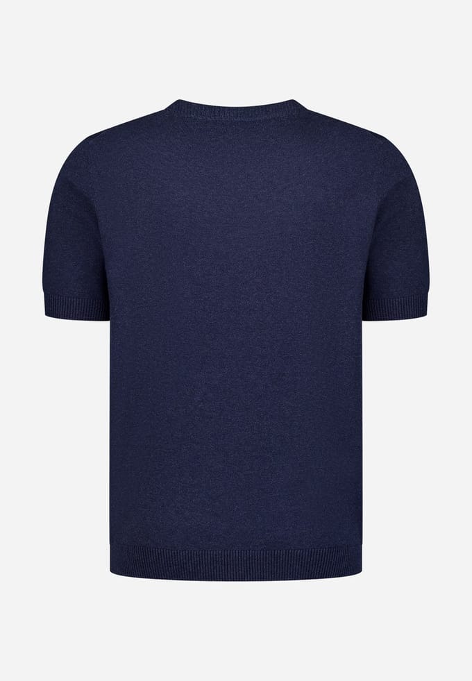 No Excess Pullover short sleeve crew neck mel night