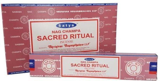 Satya Nag Champa Sacred Ritual wierookstokjes 12 x 15 gram