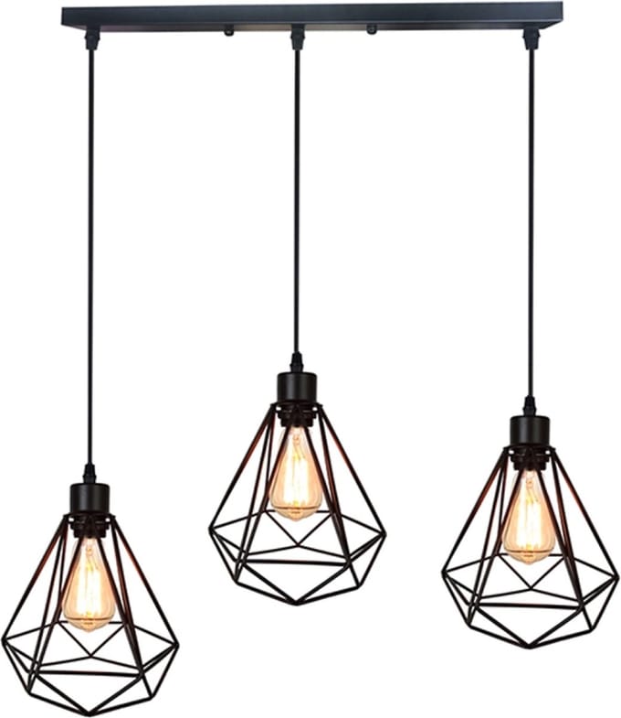 OHNO - Woonaccessoires - Aten Hanglamp - Zwart - Tijdloos - Modern - Industrieël