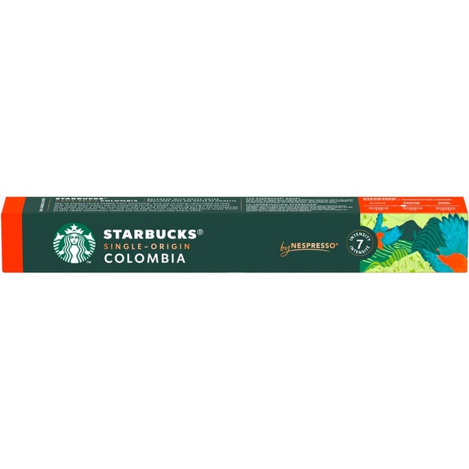 Starbucks S® by NESPRESSO® Single-Origin Coffee Colombia 10 capsules Nespresso® compatibel