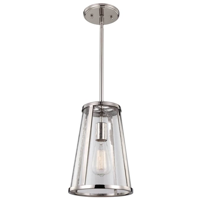 Feiss LED Hanglamp Harrow | 1X E27 Max 60W | Dimbaar | Polished Nickel