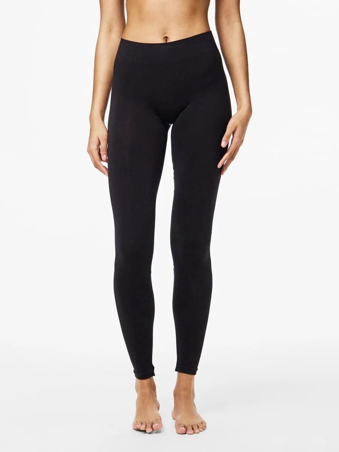 Pieces Dames legging - London - Aansluitend - Zwarte stretch leggings dames - XS/S