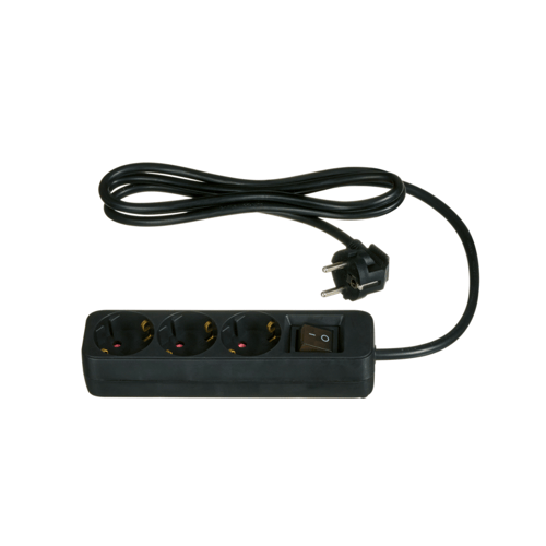 TRONIC 3 Stekkerdozen (Zwart)