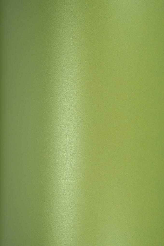 Netuno - groen metallic papier - A4 - 21 x 29,7 cm - 10 vellen - 250 gram - Majestic Satin Lime