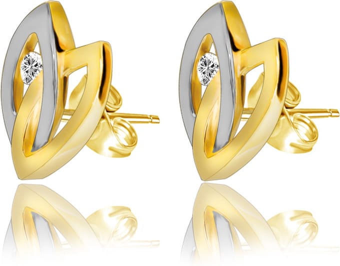 Juwelier Zwartevalk - 14 karaat gouden oorbellen - 12.320
