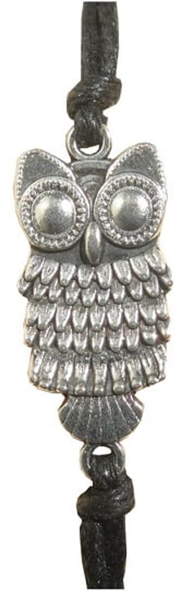 Armband uil zwart