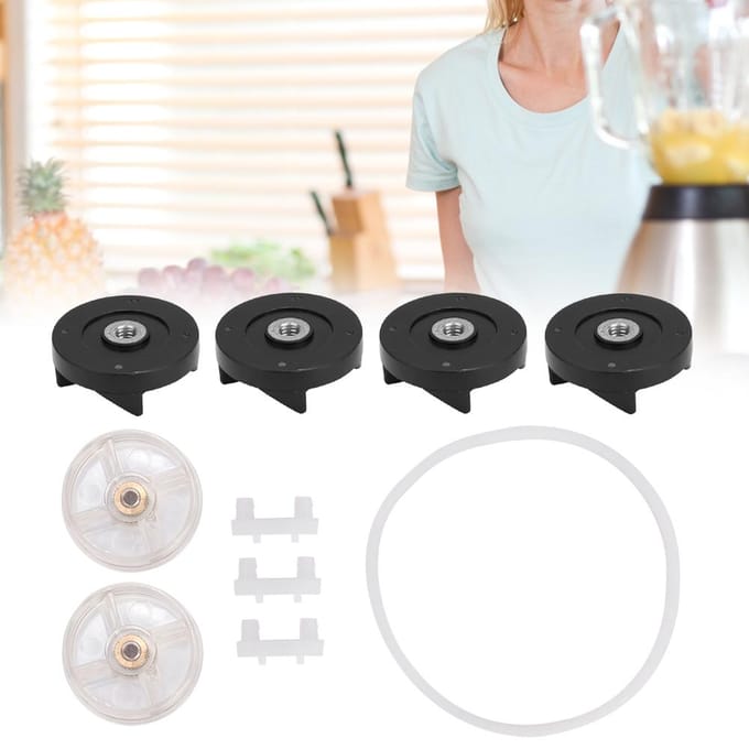 Accessoires voor 6 basistandwielen en mestandwielen als vervangingsonderdeel voor de Magic Bulle Blender(Groep 2)250W white