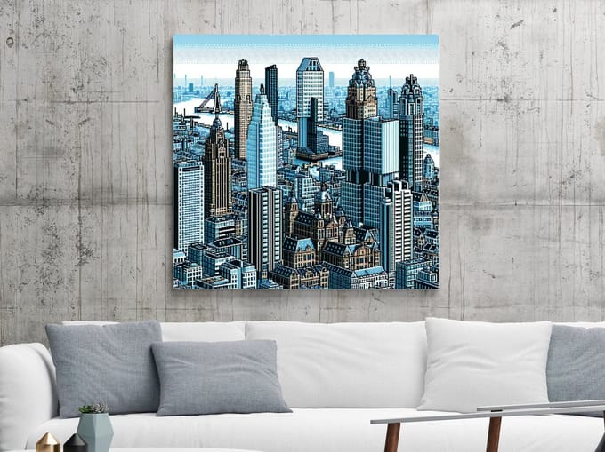 Kunstprint | Wanddecoratie | Forex | 100 × 100 cm