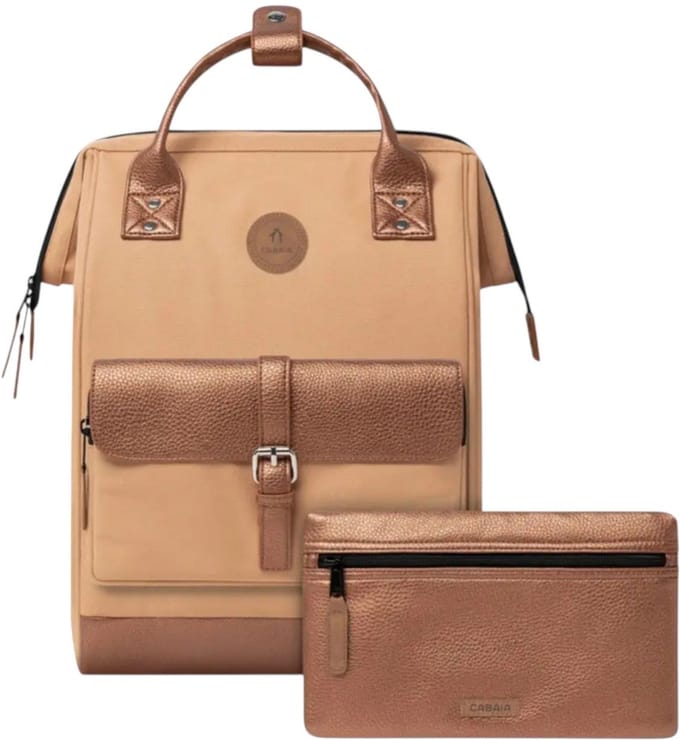 CABAIA - Rugzak Adventurer Medium 18L Launceston, Computercompartiment 13", Levenslange garantie, Brede opening - Bruin