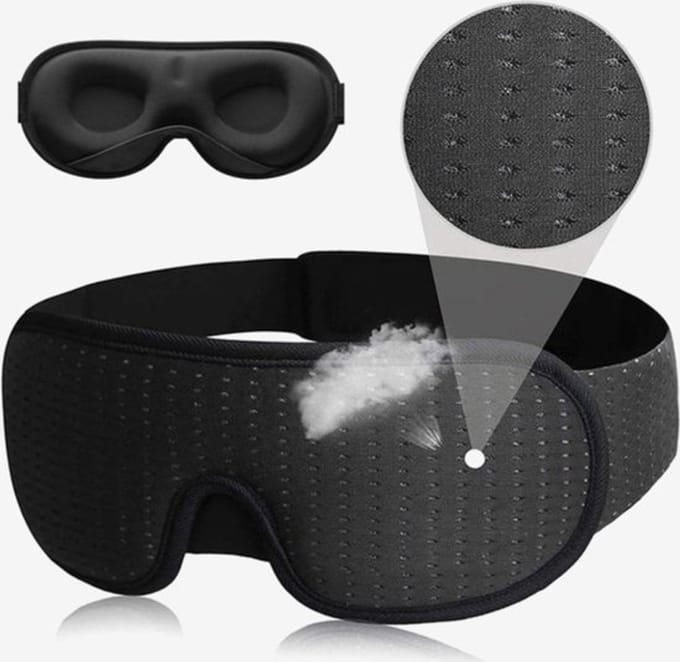 Daity Slaapmasker van traagschuim voor vrouwen - kinderen - mannen - slaapmasker