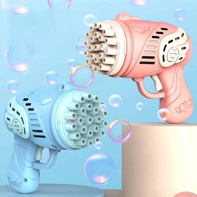 Bellenblaas pistool - bubble gun - bellenblazer - Bellenblaasmachine voor kinderen - bellenblaas - roze