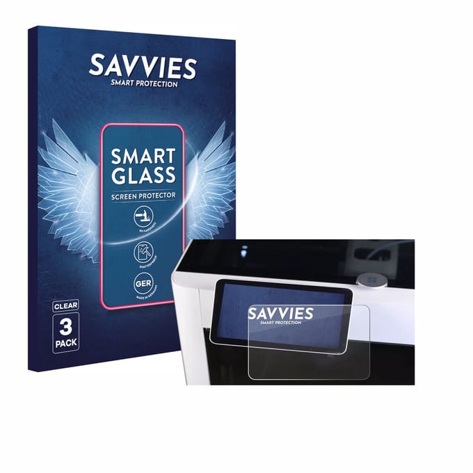 3 Stuks Savvies Screenprotector - geschikt voor Bambu Lab X1-Carbon 3D Printer - beschermfolie glas transparant