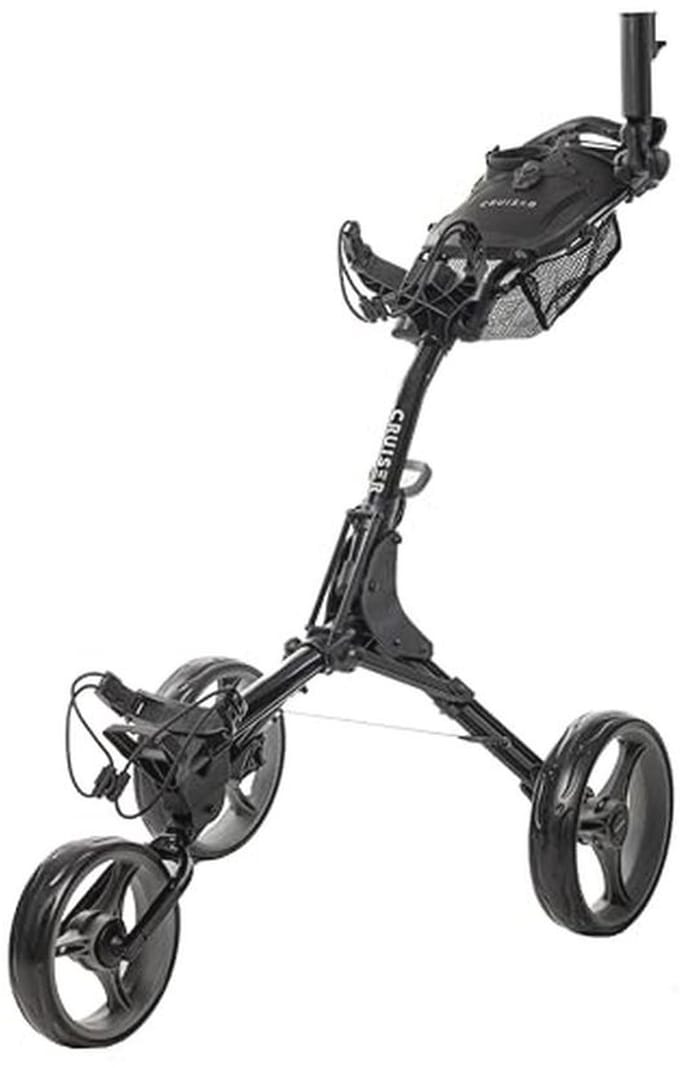 Deluxe Golfwagen met 3 Wielen - Compact en Stevig