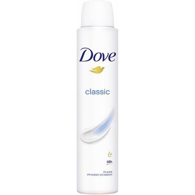 Dove Deo spray - 200ml classic fresh
