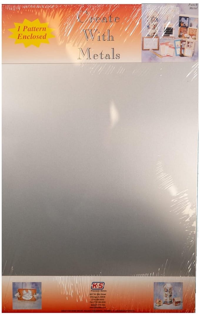 Plataal Plaat - Metaalplaat - Modelbouw - Dun & Soldeerbaar - 45x30 cm - Zilver