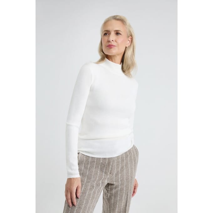 Josephine & Co Angie Sweater Off White Größe: L | Longsleeves Outlet | Damen | Weiß