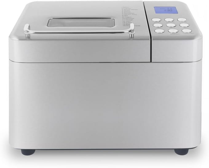 QORA® Broodbakmachine - Broodbakmachines - Broodbak machine - Wit- 27cm x 36cm x 33cm