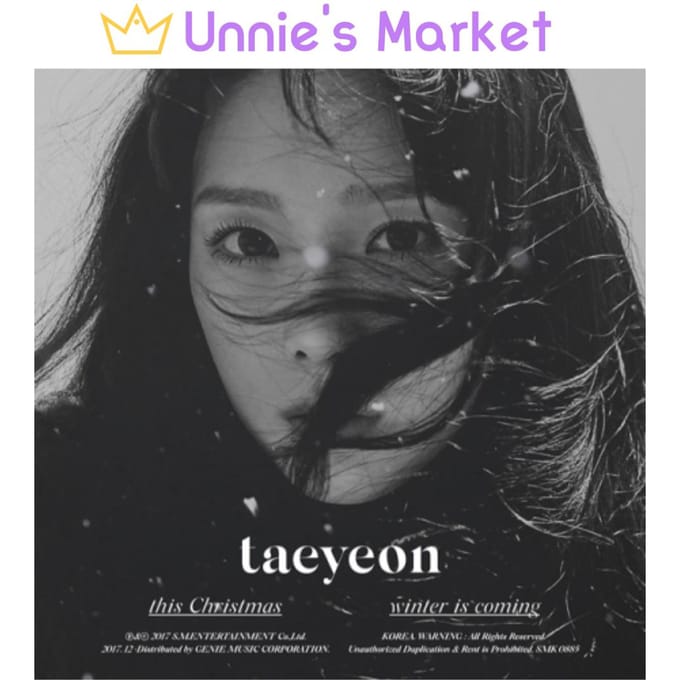 TAEYEON - Deze kerst - de winter komt eraan + gratis cadeau 1EA gray