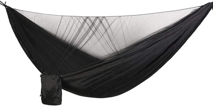 Hangmat Tent - Kampeerbed Klamboe - Buiten Ontspannen - Automatisch Openend - 290x140cm - Groen