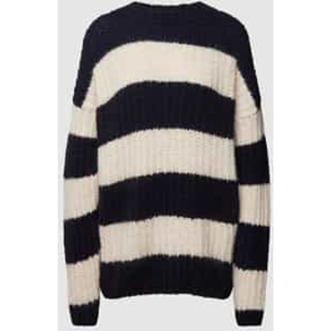Loose fit gebreide pullover met alpacagehalte