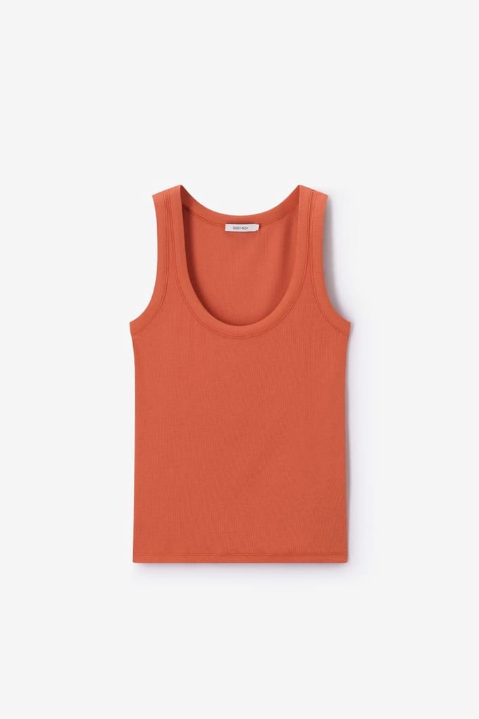 Sissy-Boy - Donkeroranje rib singlet