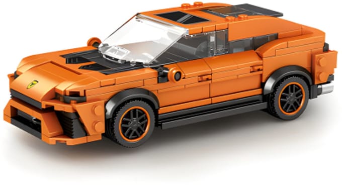 Reobrix 690 - raceauto speelgoed - bouwen - 14+ - 377 pcs - oranje