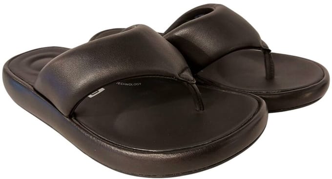 Fitflop Slipper Iqushion D-Luxe Padded Zwart