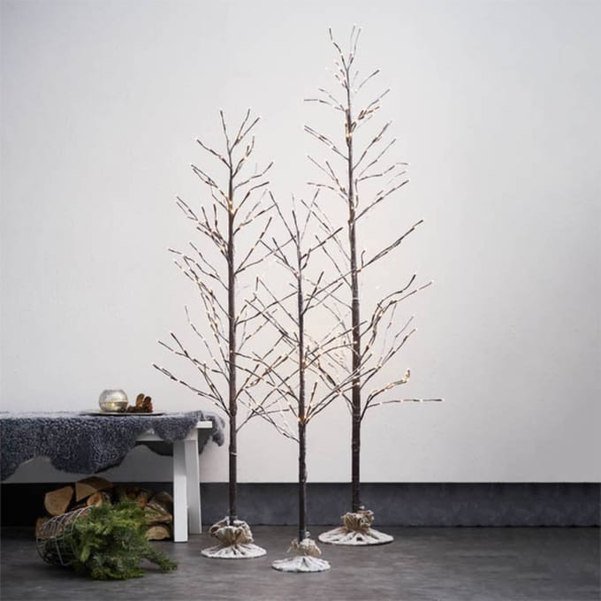STAR TRADING LED decoratieve boom Tobby Tree IP44 bruin hoogte 150cm